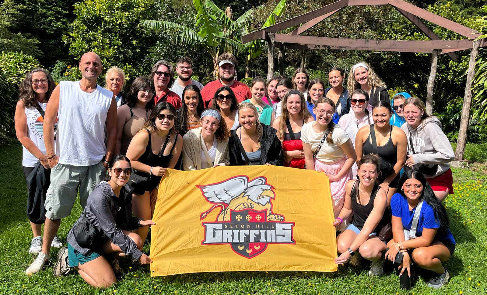 Seton Hill Study Abroad Students in Costa Rica