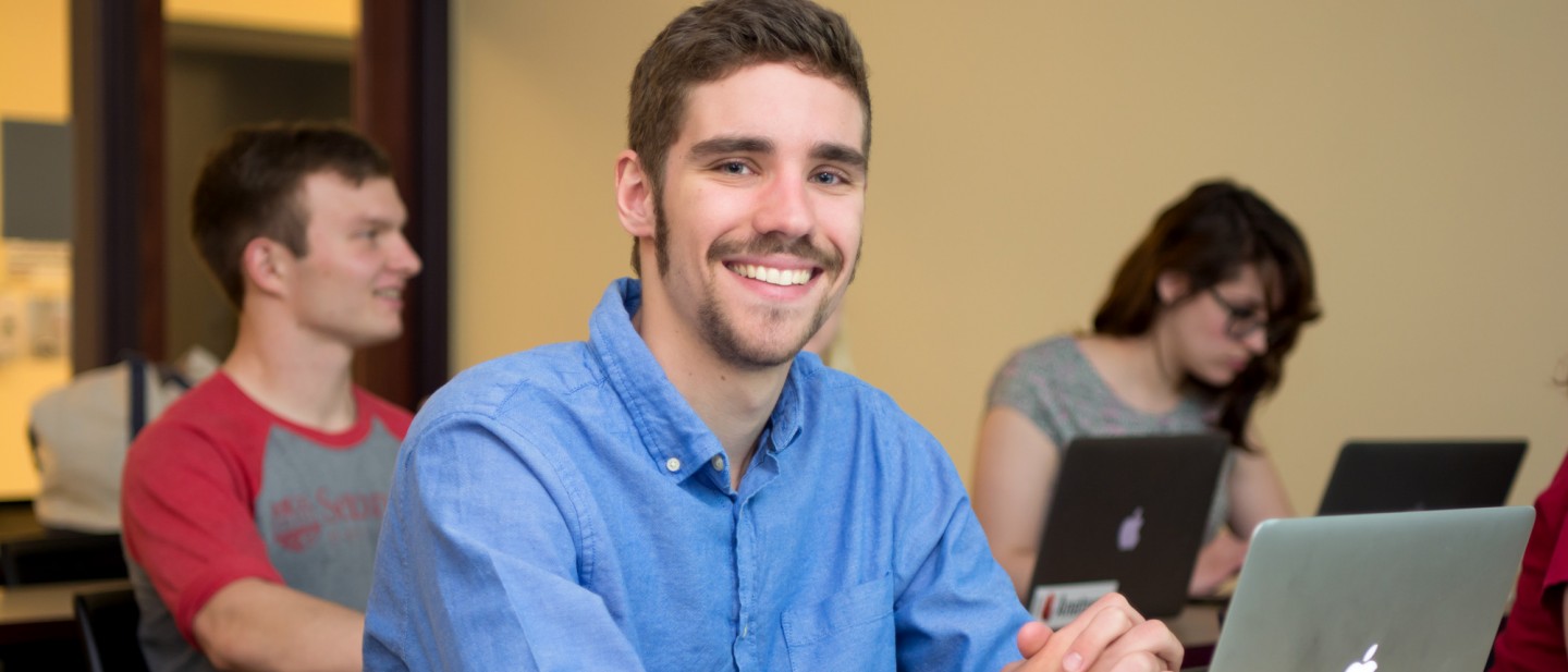 MBA student in the classroom 