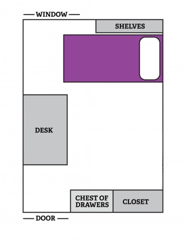 Lowe Canevin Hall Room Layout