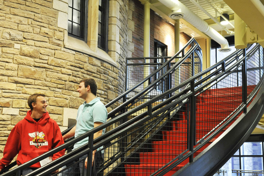 Stairs to The Eden Hall Foundation Running Track