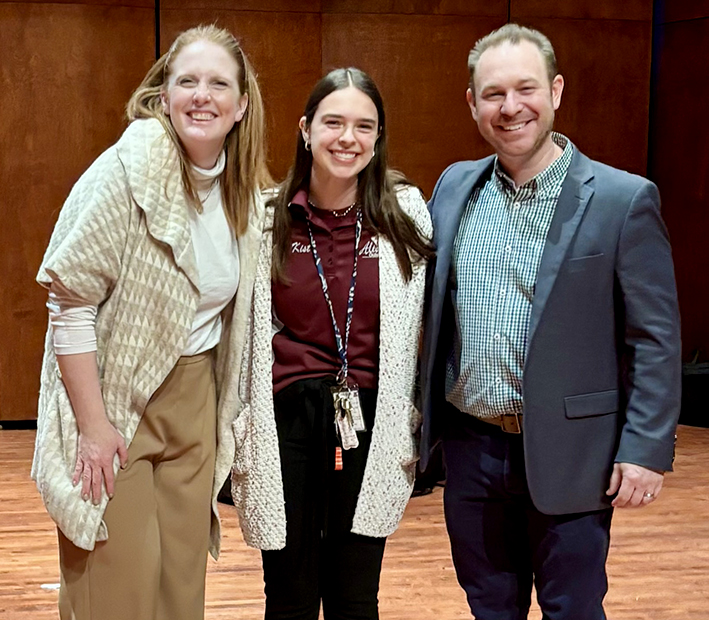 Dr. Jessica Vaughan-Marra, Jennifer Kist, and Dr. Christoper Marra