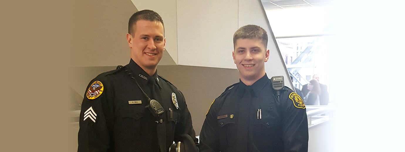 Criminal Justice and Social Work Programs Gave Officer Brendon Noll A First-Hand View of What to Expect