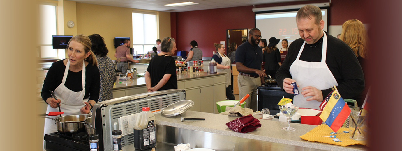 Dietetics Major Creates Cooking Competition for Faculty and Staff