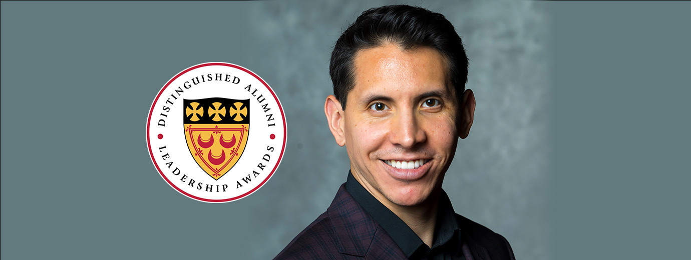 Dr. Daniel R. Camacho Receives Distinguished Alumni Leadership Award