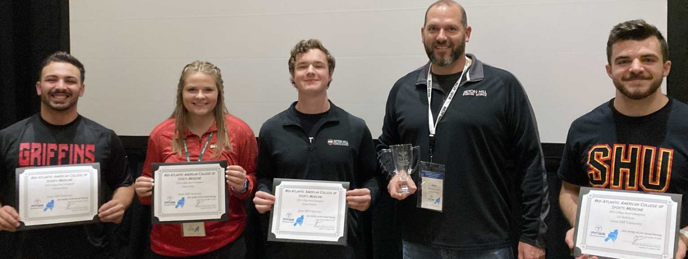 Exercise Science Majors Win Big at Regional Sports Medicine Conference