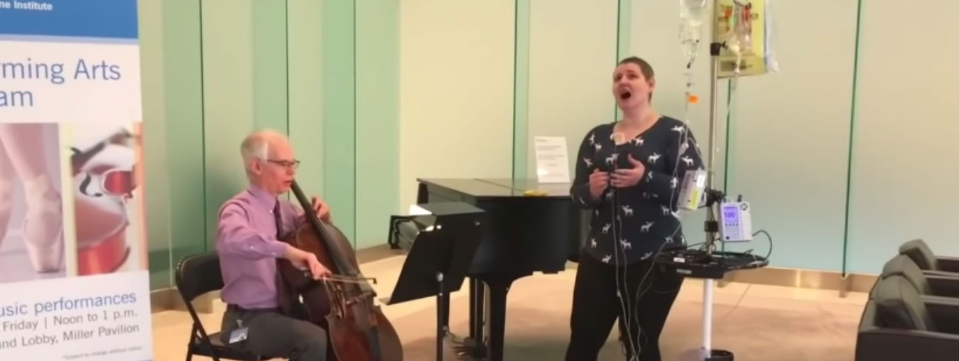 Seton Hill Student Battling Cancer Amazes with Impromptu Cleveland Clinic Concert