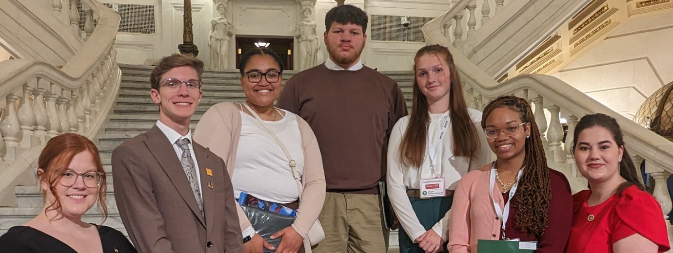 Seton Hill Students Lobby Legislators on State Grant Funding